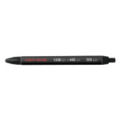 Persoonlijke creatie zwarte inkt pen (Voorkant)