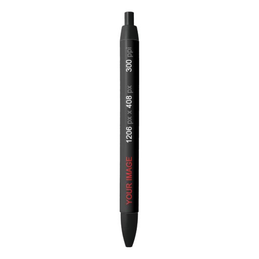 Persoonlijke creatie zwarte inkt pen (Voorkant Verticaal)