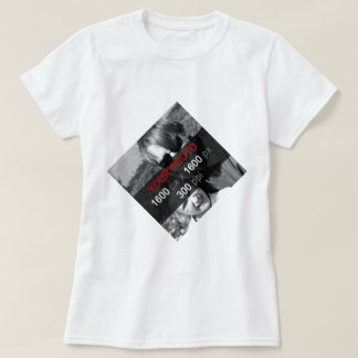 Persoonlijke creaties Diagonaal T-shirt