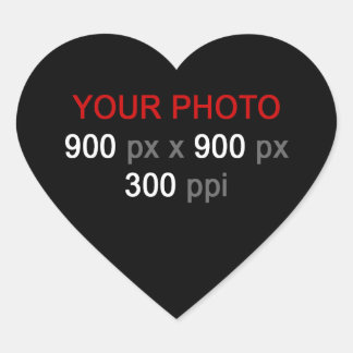 Persoonlijke creaties hart sticker
