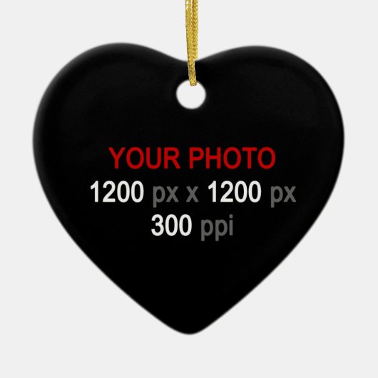 Persoonlijke creaties keramisch ornament (Voorkant)