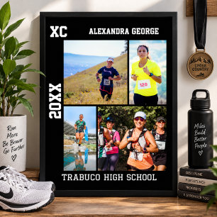 Persoonlijke Cross Country XC Hardloper Poster