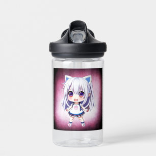 Persoonlijke Cute Anime Meisje Kat Oor Hoofdband Waterfles