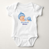 Persoonlijke Cute Baby Shower  Romper (Voorkant)