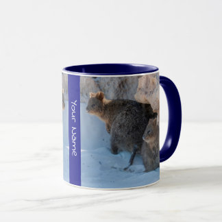 Persoonlijke Cute en Gelukkige Quokkas op het Stra Mok