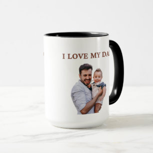 Persoonlijke Cute Familie Gezicht 2 Foto's Mok