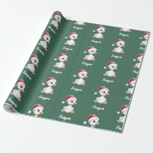 Persoonlijke Cute Festive Kerstgans Eend
