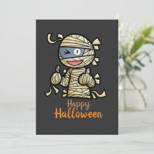 Persoonlijke Cute Happy Mummy Uitnodiging
