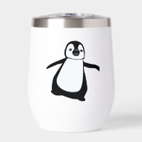 Persoonlijke Cute Pinguïn Aangepaste Naam