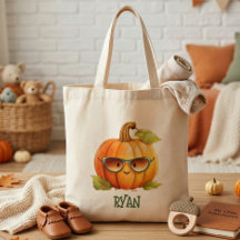 Persoonlijke Cute Pumpkin Herfst Boodschappentas