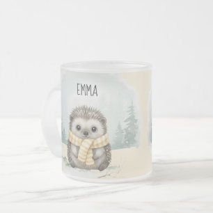 Persoonlijke Cute Waterverf Egel Sjaal Mok -