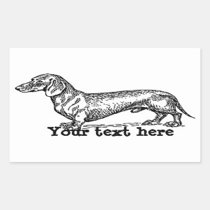 Persoonlijke Dachshund Stickers
