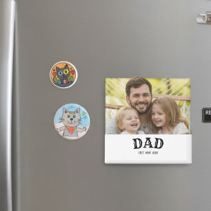 Persoonlijke Dad Est tekst Gepersonaliseerde 20XX Magneet