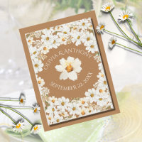 Persoonlijke Daisy Floral Wedding