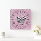 Persoonlijke dame in de Bath Square Wall klok (Huis)