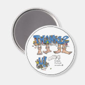 Persoonlijke dank magneet (Voorkant / Achterkant)