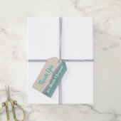 Persoonlijke dank voor de Labels voor weddenschapp Cadeaulabel (Met Touw)