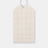 Persoonlijke Dankjewel Bruidsauna Rustieke Herfst Cadeaulabel (Achterkant)