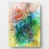 Persoonlijke danser fotoplaat (voorkant)