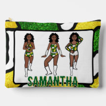 Persoonlijke danser groen geel camouflage #1