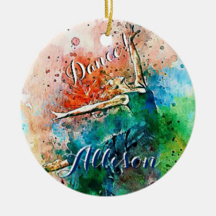 Persoonlijke danser keramisch ornament
