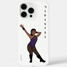 Persoonlijke Danser Paars Zilveren Print # 1