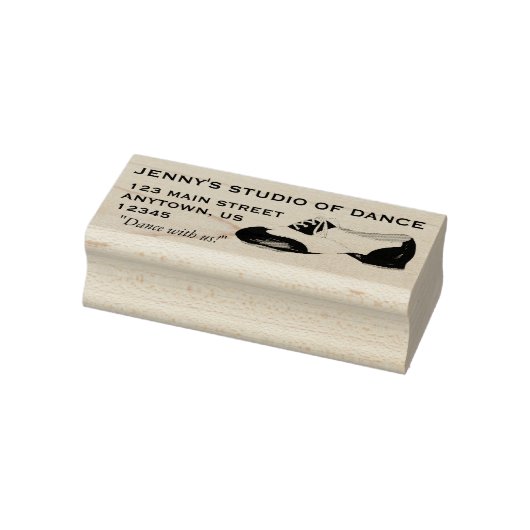 Persoonlijke dansleraar Studio Tap Shoe Rubberstempel (Stempel)