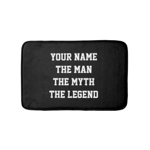 Persoonlijke De man mythe legende antislip badmat