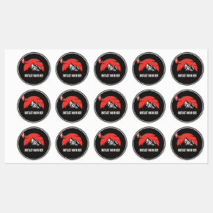 Persoonlijke Deense plaatsnamen rondom design Labels