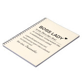 Persoonlijke definitie van bazin  notitieboek (Linkerzijde)