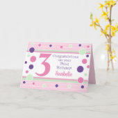 Persoonlijke Derde Dag Kaart! Kaart (Gele Bloem)