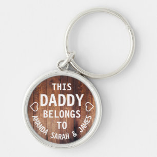 Persoonlijke Deze papa is van Vaderdag Sleutelhanger