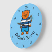 Persoonlijke Dillon de Kat Grote Klok (Hoek)