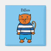 Persoonlijke Dillon de Kat Magneet (Voorkant)
