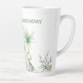 Persoonlijke Dinosaur Latte Mok (Rechts)