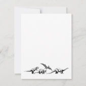 Persoonlijke dinosauriër briefkaarten voor kindere (Achterkant)