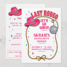 Persoonlijke Disco Cowgirl Laatste Rodeo Bachelore