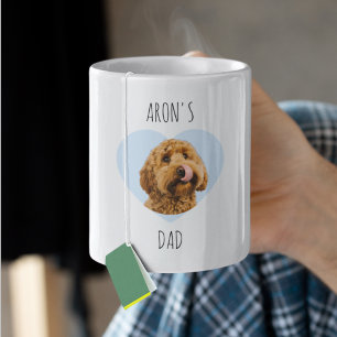 Persoonlijke Dog Dad Valentijnskaart Aangepaste Koffiemok