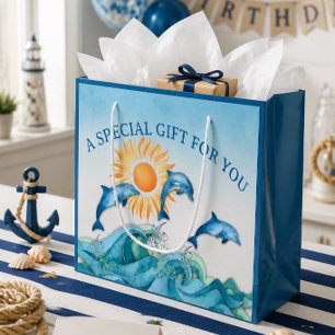 Persoonlijke Dolfijn Grote Cadeautas