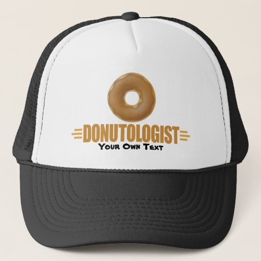 Persoonlijke donut trucker pet (Voorkant)