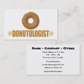 Persoonlijke donut visitekaartje (Voorkant / Achterkant)