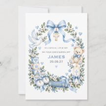 Persoonlijke Doopkaart voor Jongen | Doopplechtigh