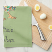 Persoonlijke Dream Chicken Kitchen Towel Theedoek (Quarter Fold)