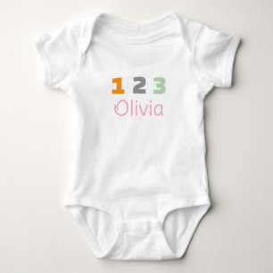 Persoonlijke drieling outfit, op maat 1 2 3 romper