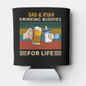 Persoonlijke drink partner voor het leven blikjeskoeler (Achterkant)