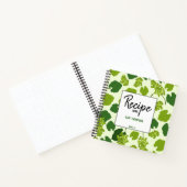 Persoonlijke druiven en bladeren Recipe Blank Cook Notitieboek (Binnen)