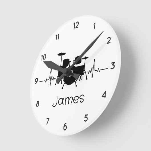 Persoonlijke drummer ronde klok (Hoek)