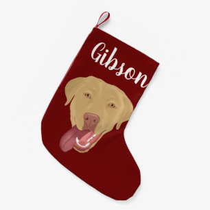 Persoonlijke Dudley Labrador Kleine Kerstsok