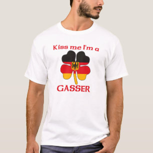Persoonlijke Duitse Kus Ik ben Gasser T-shirt