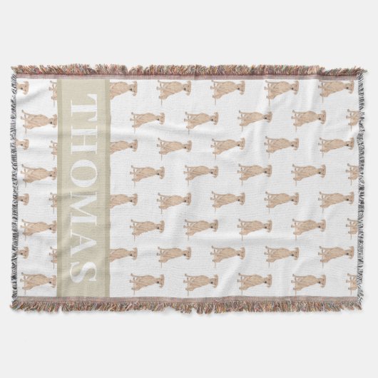 Persoonlijke Duitse Pinscher Deken (Voorkant)